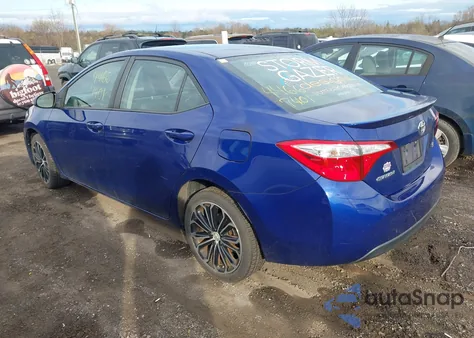 2016 Toyota Corolla S Plus из США, поврежденный, VIN 2T1BURHE8GC659462